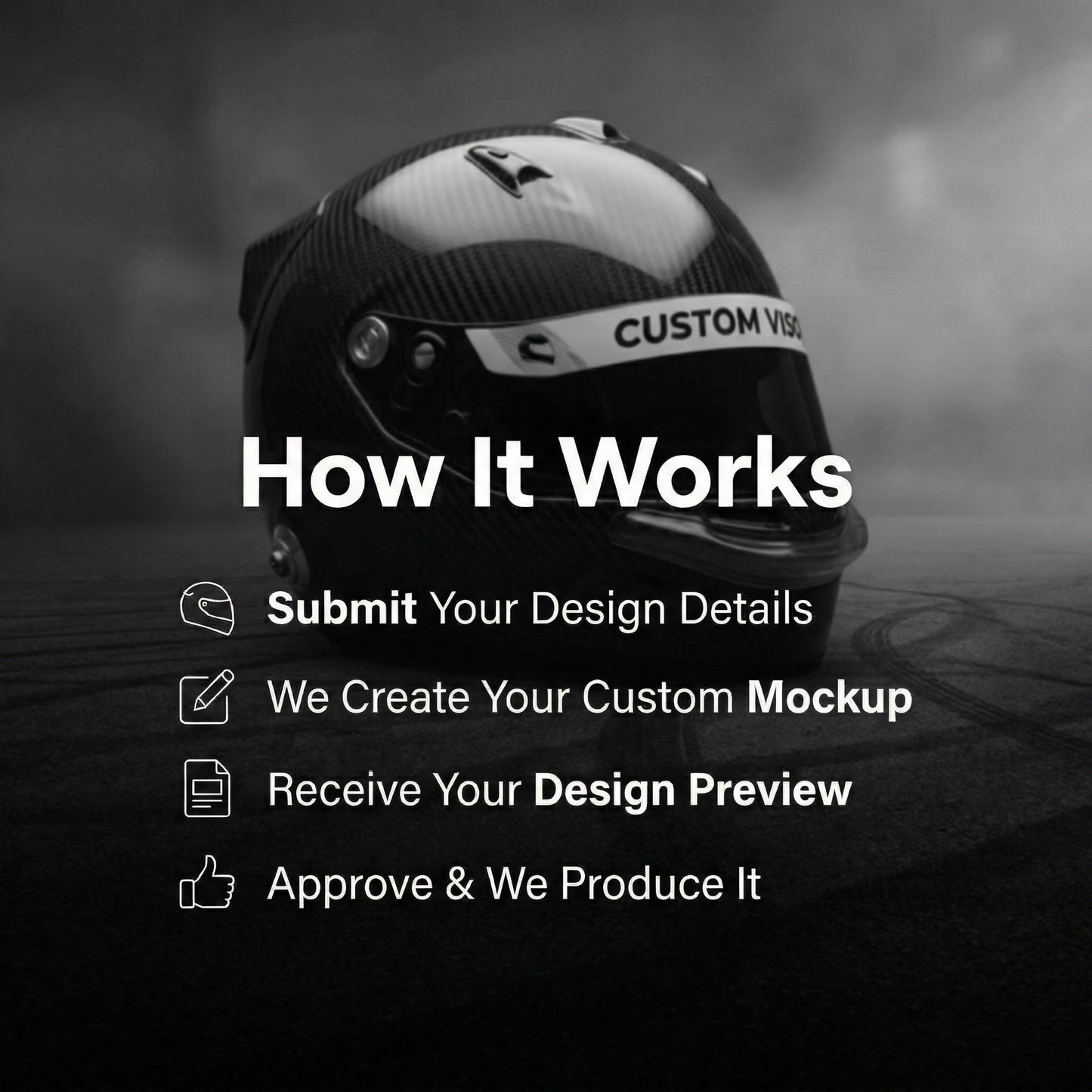 Free Custom Visor Sticker Mockup