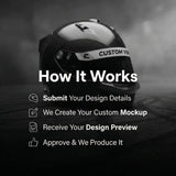 Free Custom Visor Sticker Mockup