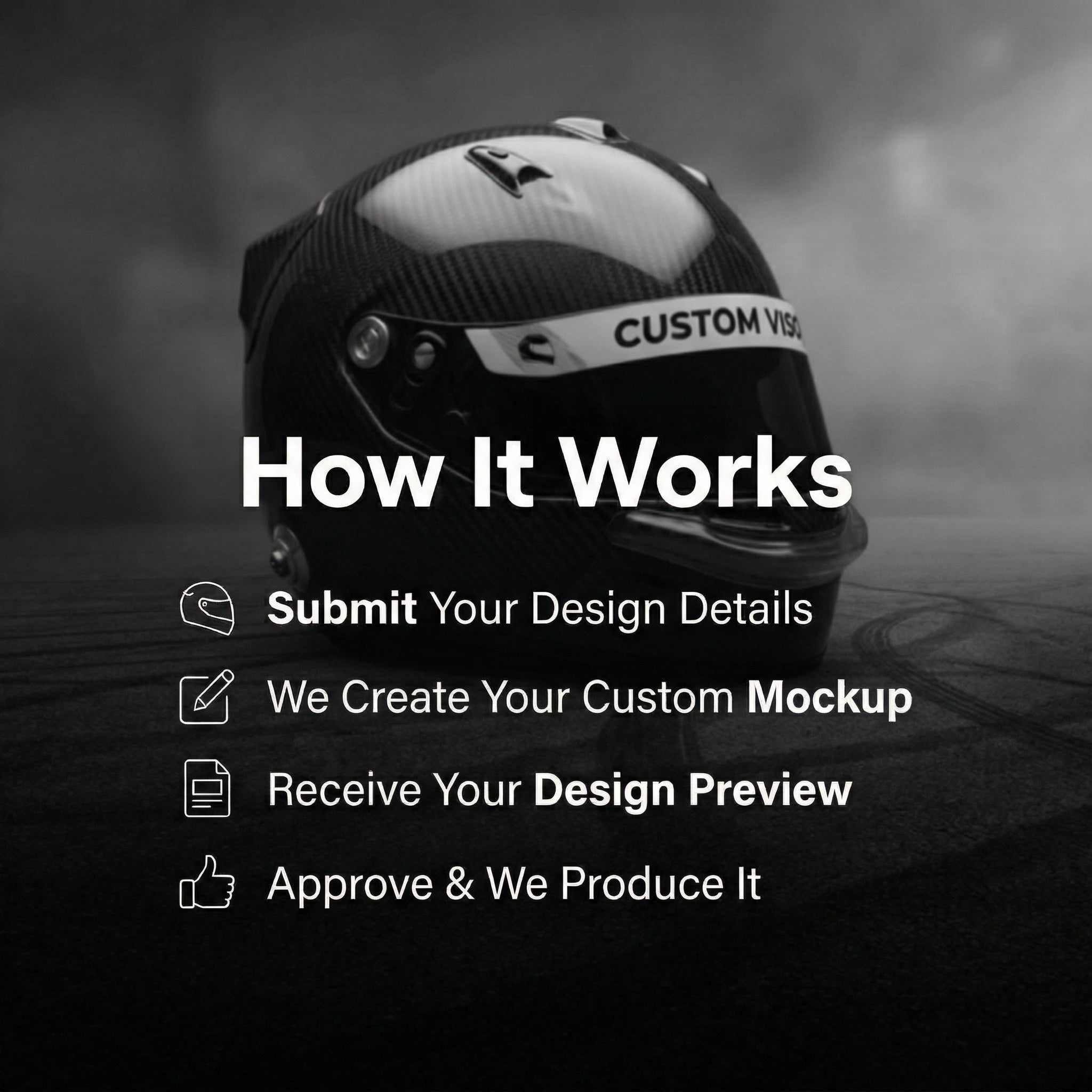 Free Custom Visor Sticker Mockup