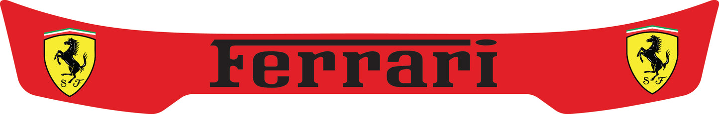 Ferrari Visor Stickers