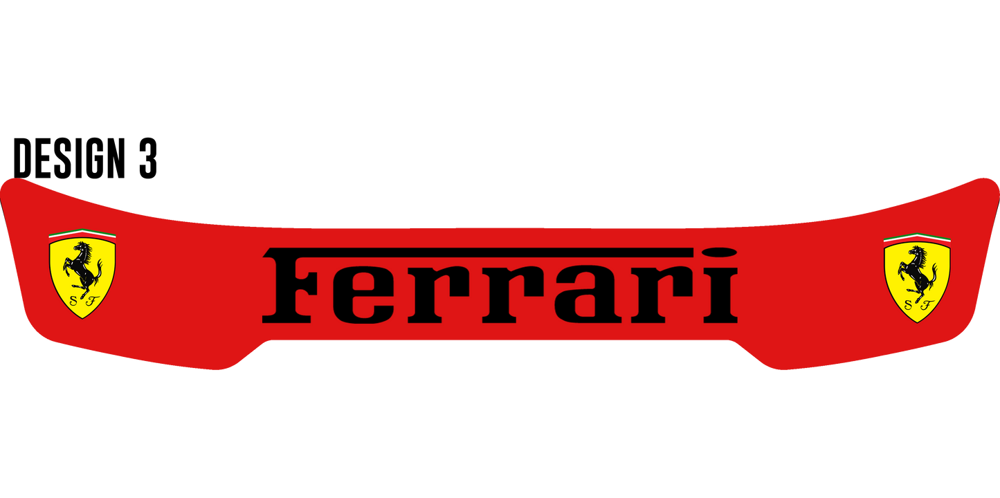 Replica Visor Stickers