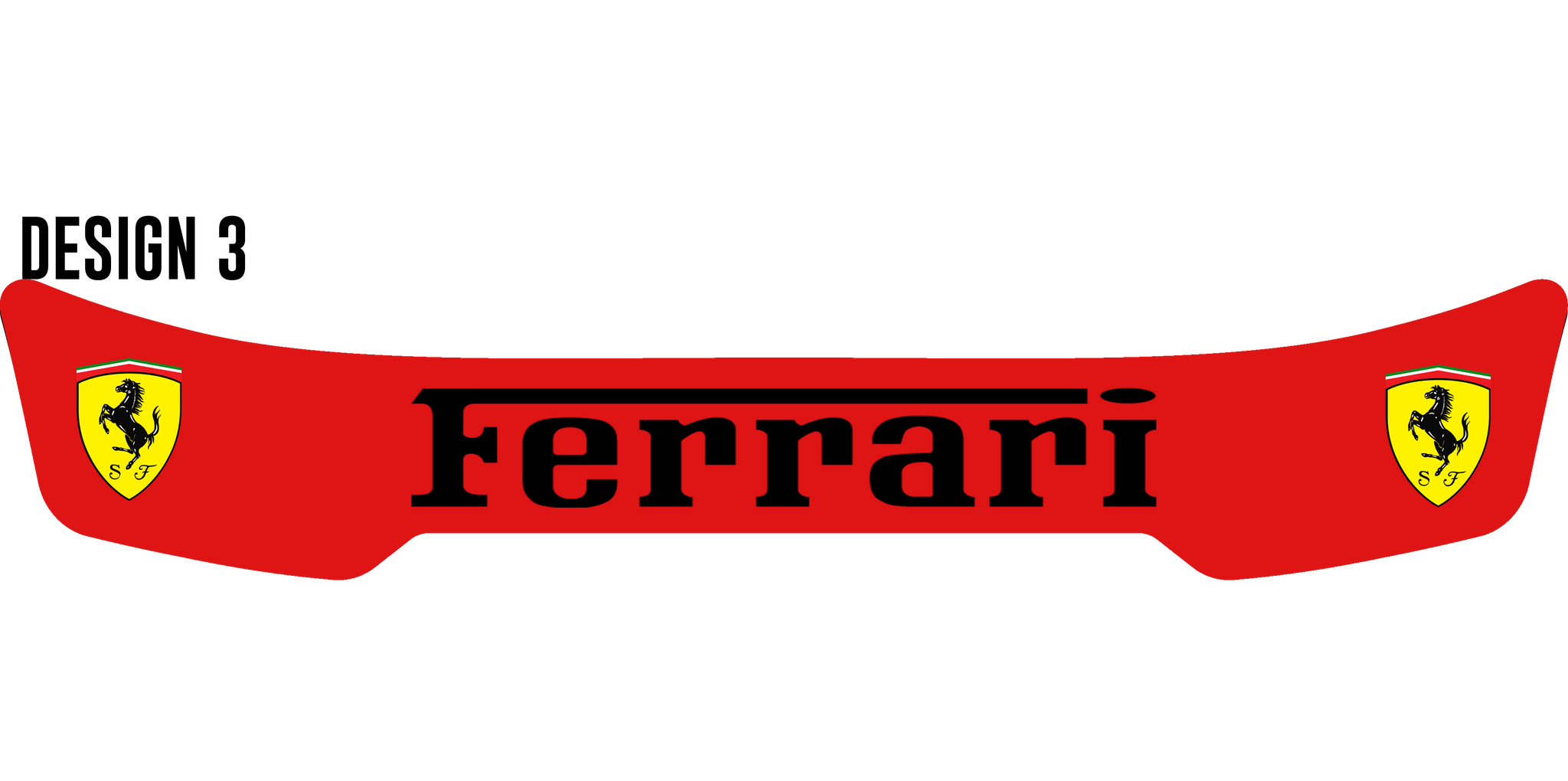 Replica Visor Stickers