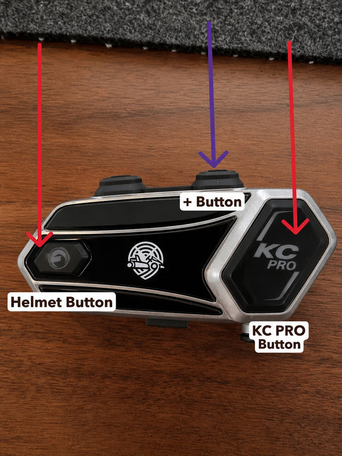 KC-PRO button layout