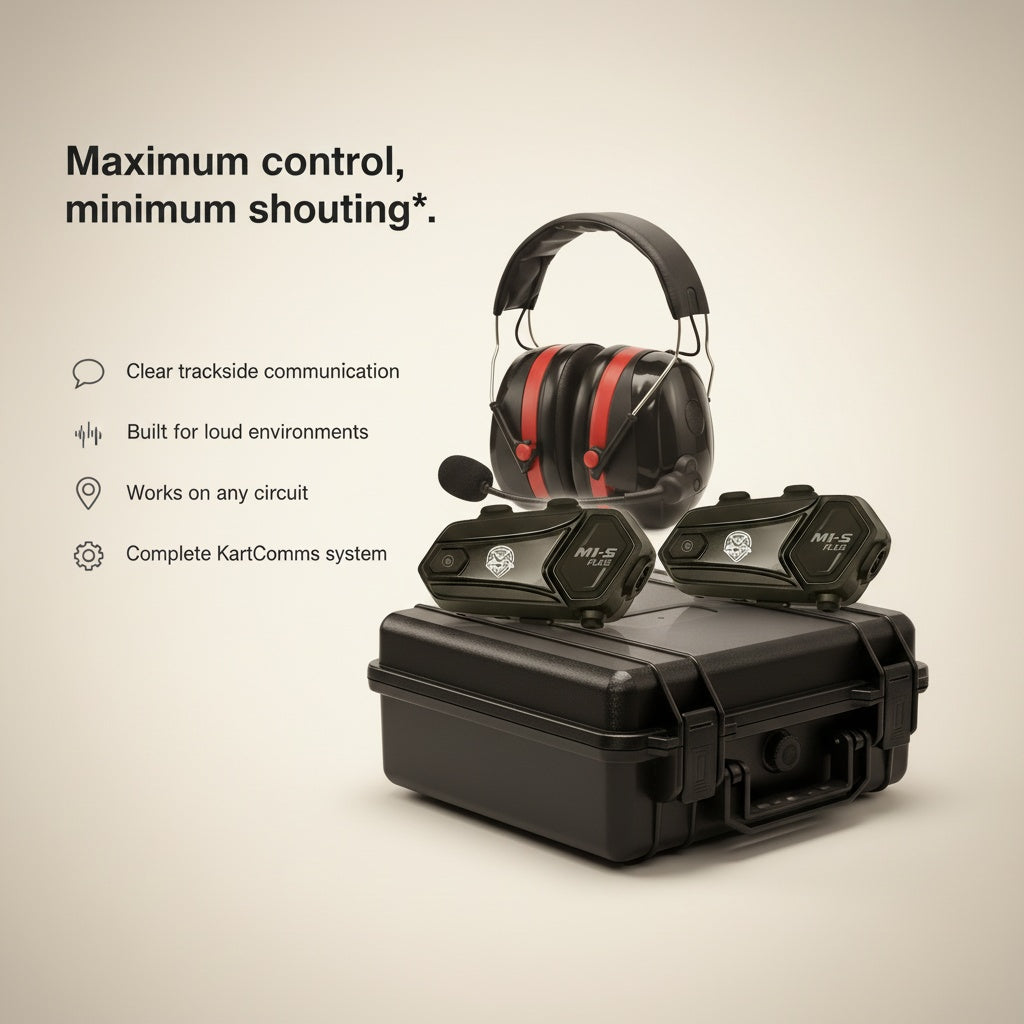 KartComms Maxiumum Control. Premium kit advantages